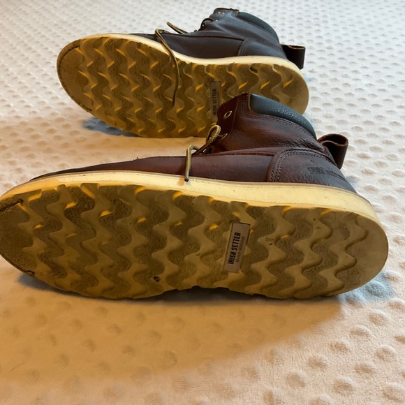 Irish Setter Mens 83605 Brown Leather Moc Toe Work Boots EH Size 8.5 - Picture 6 of 7